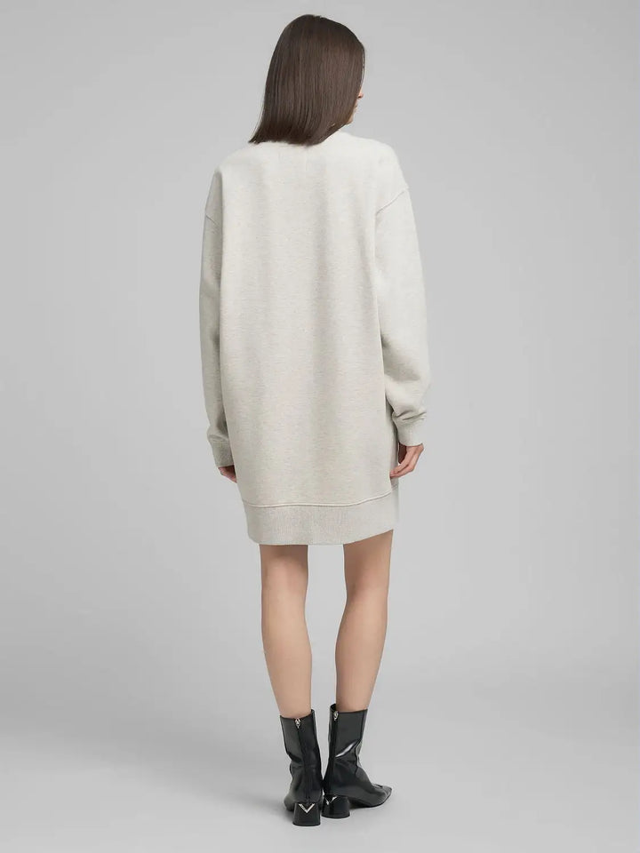 Replay - Sweatshirt Kjole - Light Grey