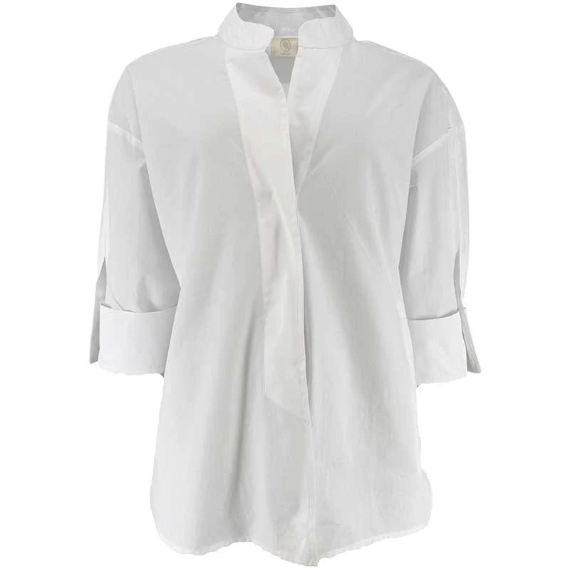 Wauw - Luna Plain Skjorte - Paper White