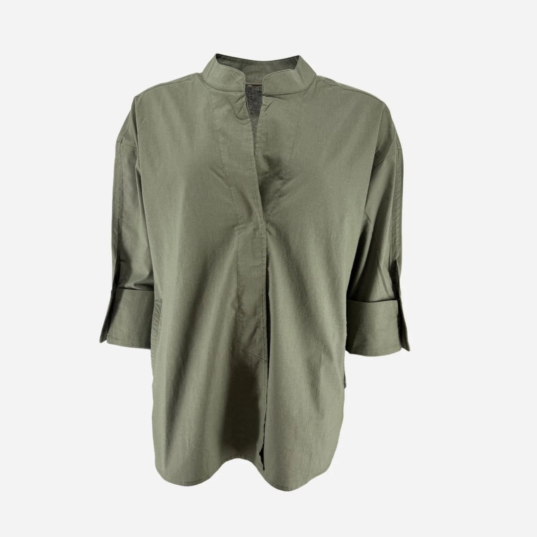 Wauw - Luna Skjorte - Shoot For The Stars - Olive Green