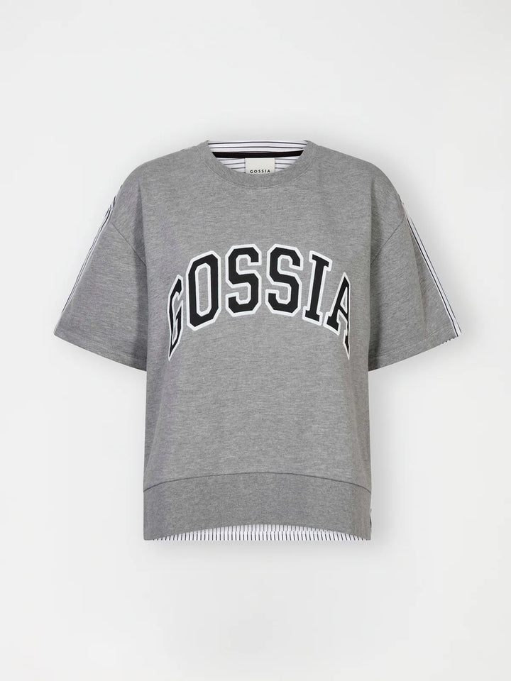 Gossia - Wela Mix Tee  - Light grey Melange