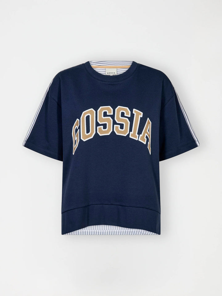 Gossia - Wela Mix Tee  - Navy