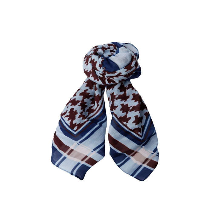 Black Colour - Willa Mini Scarf - Navy