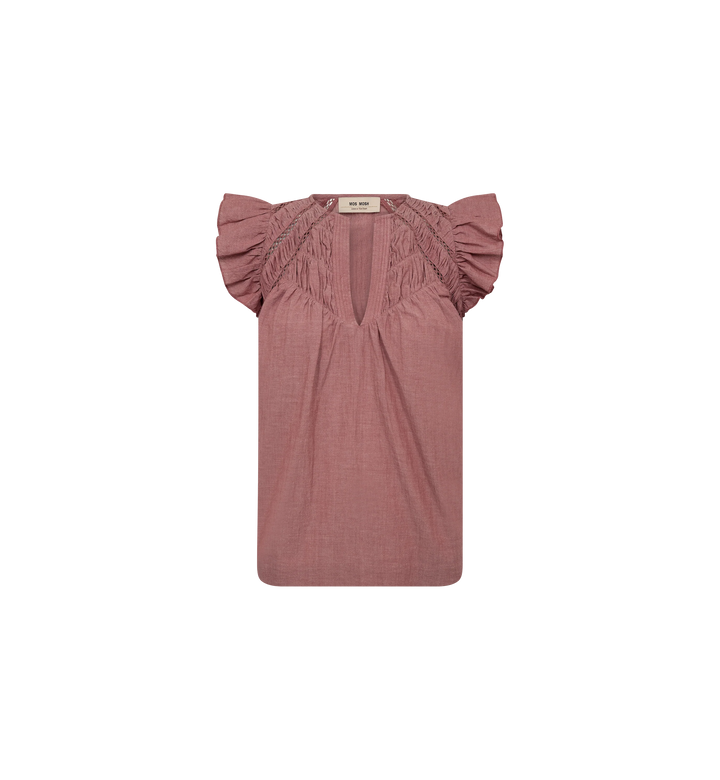 Mos Mosh - Woda Izha Bluse - Cowhide