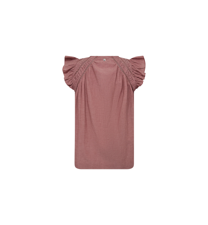 Mos Mosh - Woda Izha Bluse - Cowhide