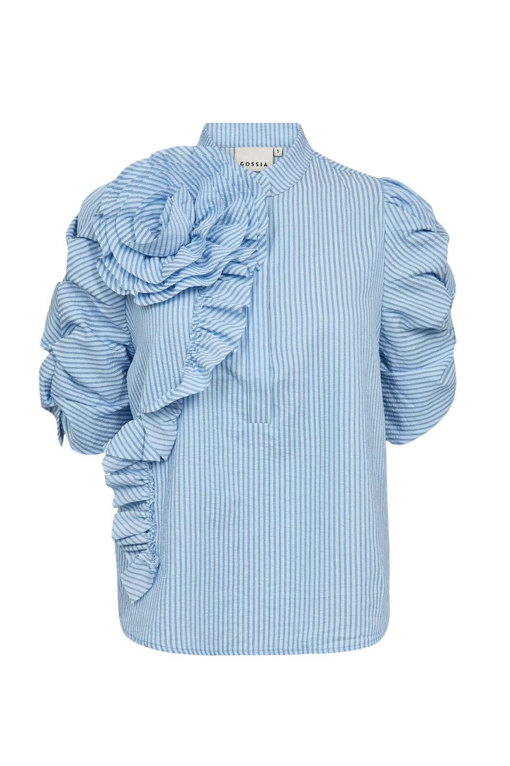 Gossia - ZabinaGo Ea Bluse - Dusty Blue