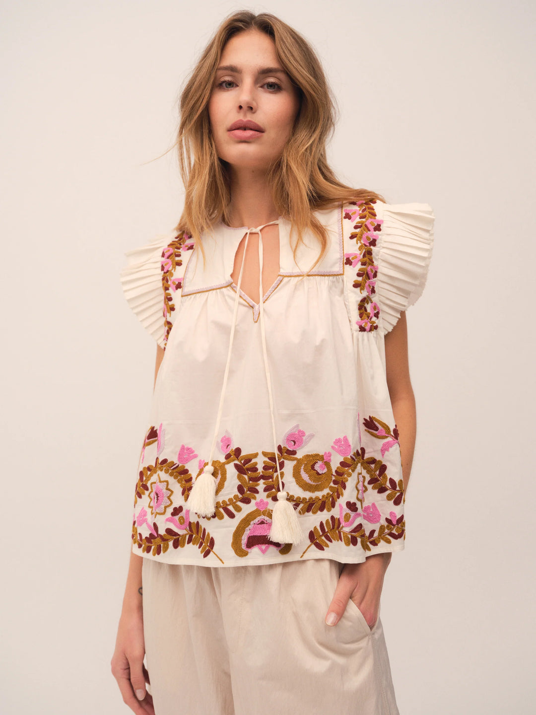Gossia - Zarina Bluse - Off-White