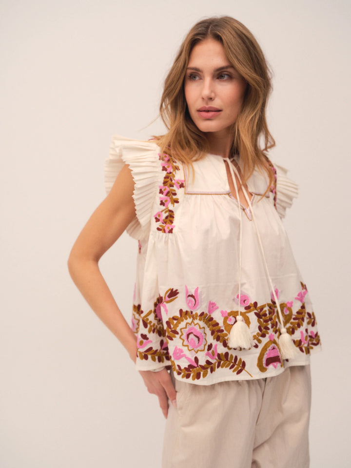 Gossia - Zarina Bluse - Off-White