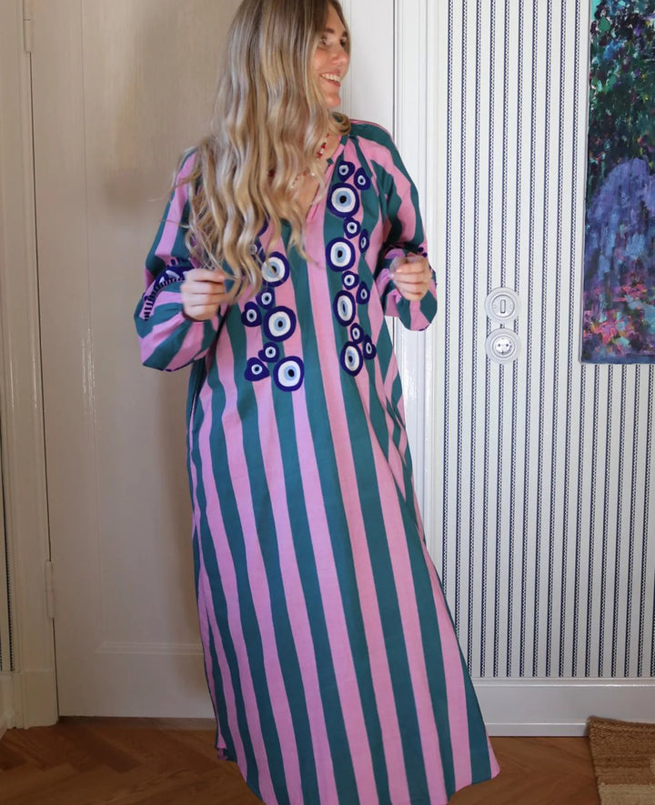 Sissel Edelbo - Zippy Kjole - Petrol Green - Onesize