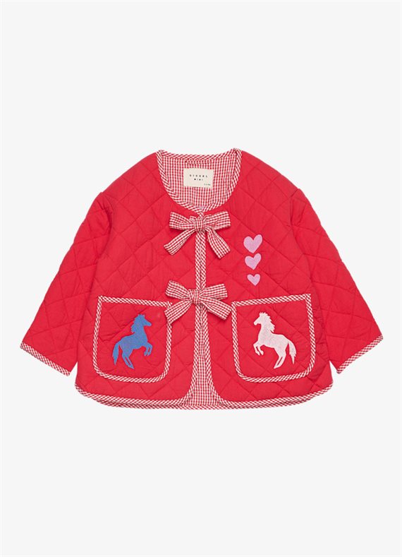 Sissel Edelbo - Penny Mini Jakke - Chinese Red