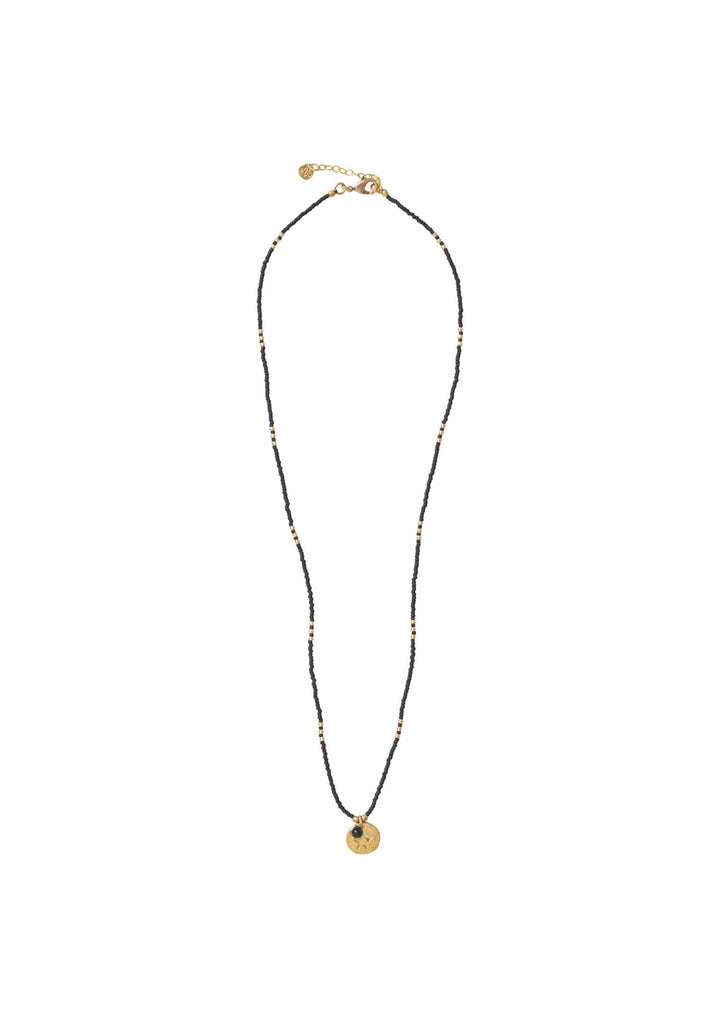 A Beautiful Story - Timeless Halskæde - Black Onyx Guld - Onesize