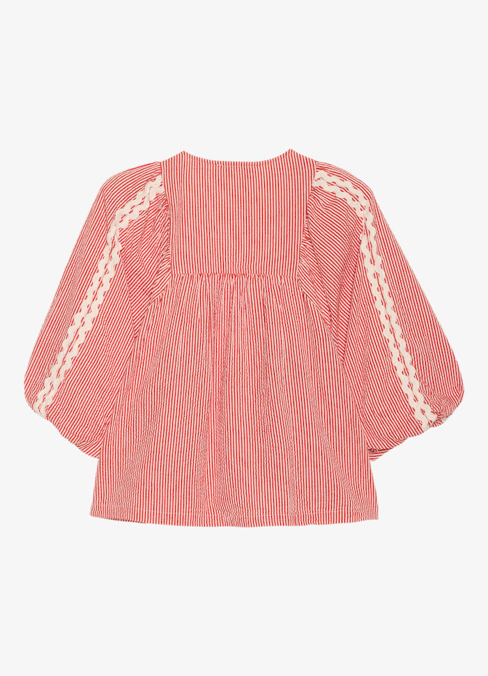 Sissel Edelbo - Abelone Top - Red Flower