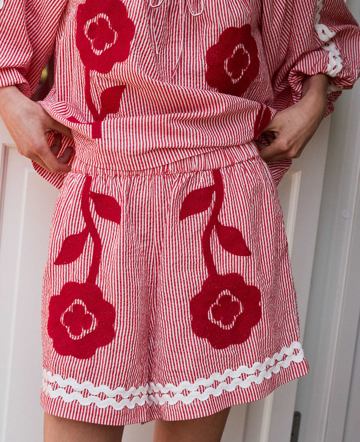 Sissel Edelbo - Abelone Shorts - Red Flower