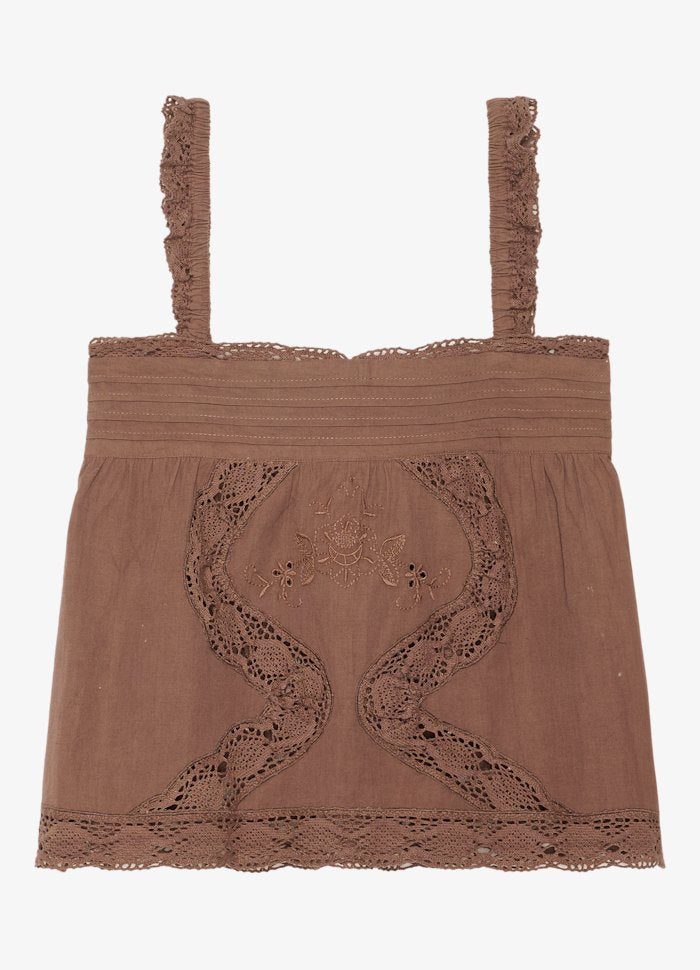 Sissel Edelbo - Agathe Strap Top - Mole