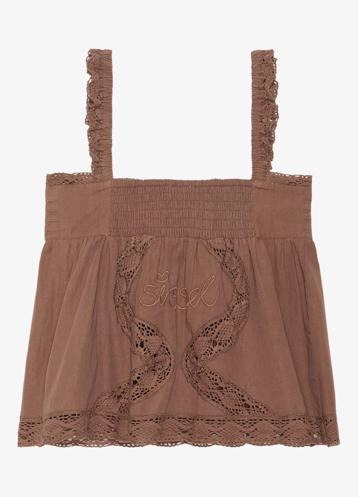 Sissel Edelbo - Agathe Strap Top - Mole