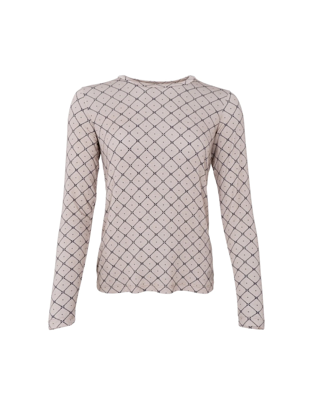 Black Colour - BC Alba Ls Tee - Natural Mono 