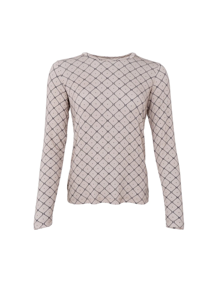 Black Colour - BC Alba Ls Tee - Natural Mono 