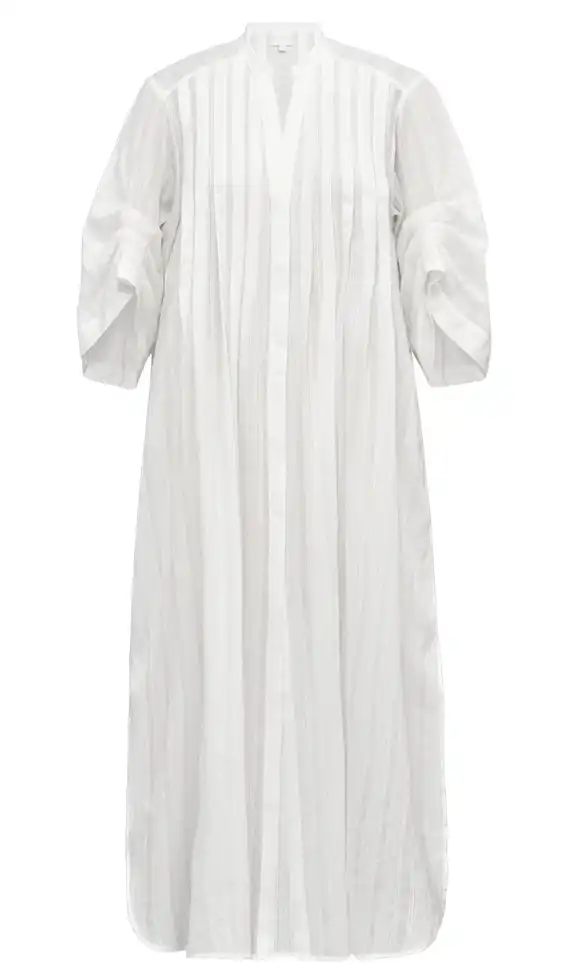 Gossia - Alexa Shirt Kjole - White Stripes