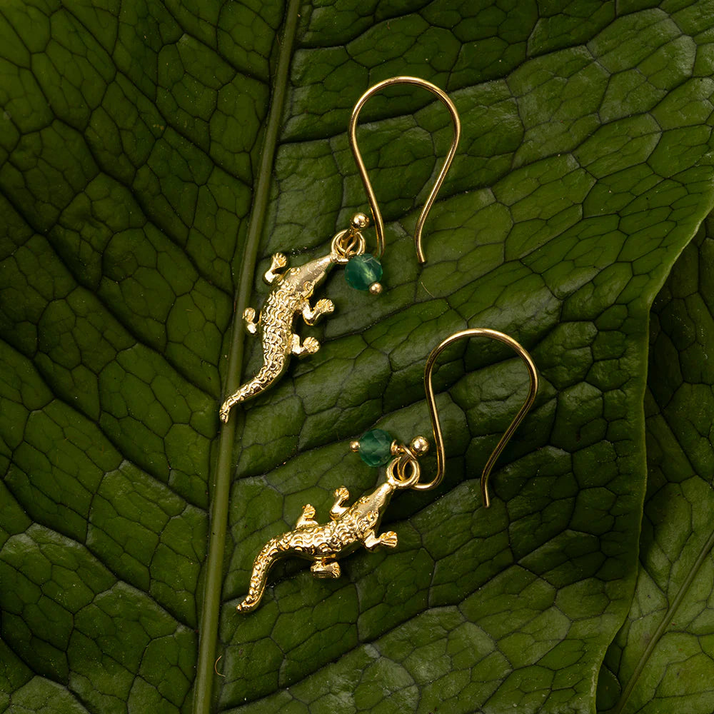 A Beautiful Story - Freedom Alligator Earrings - ONESIZE