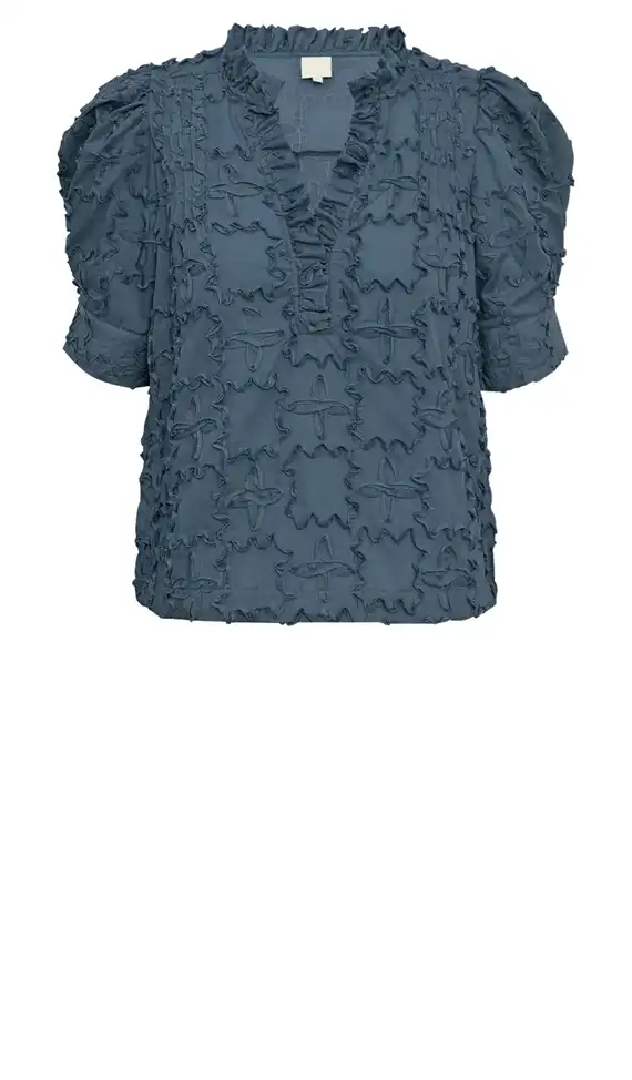 Gossia - Amar Jo Blouse - Dusty Blue