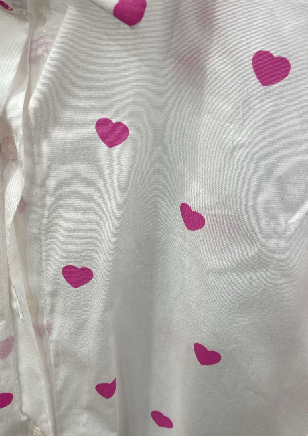 Amaze - Vivian Skjorte - Pink Heart - Onesize