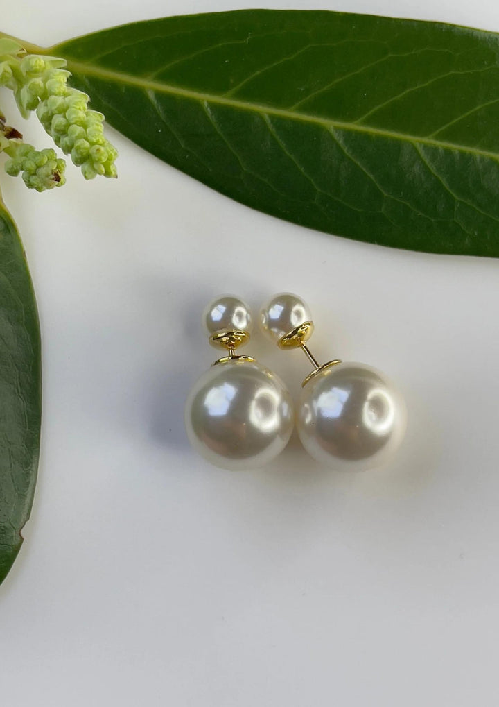 And Copenhagen - Sophie Double Pearl - Øreringe - Guld