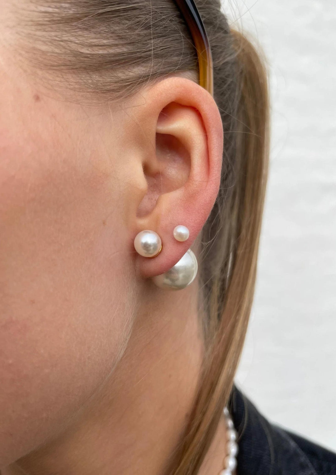 And Copenhagen - Sophie Double Pearl - Øreringe - Guld