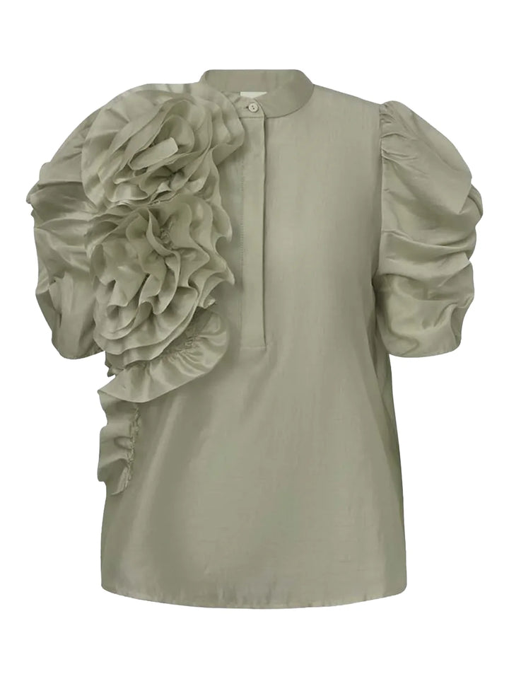 Gossia - Annsofi Blouse - Light Dusty Green