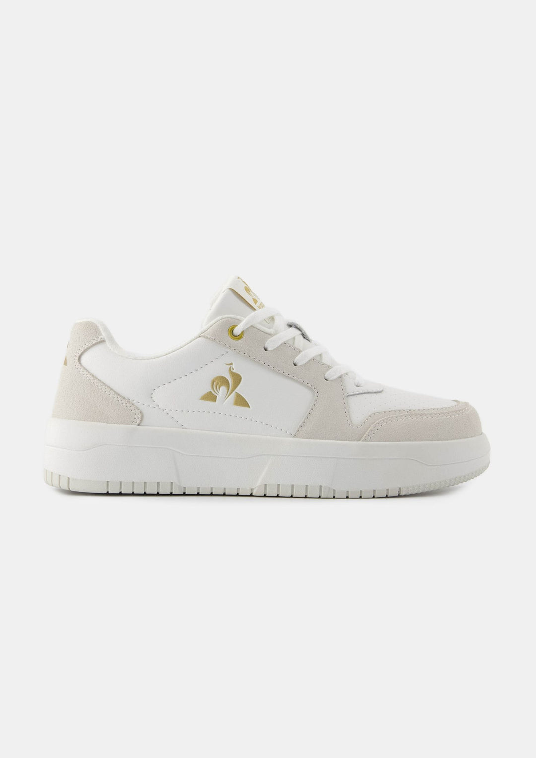 Le Coq - Billie Sko - Optical White/Gold