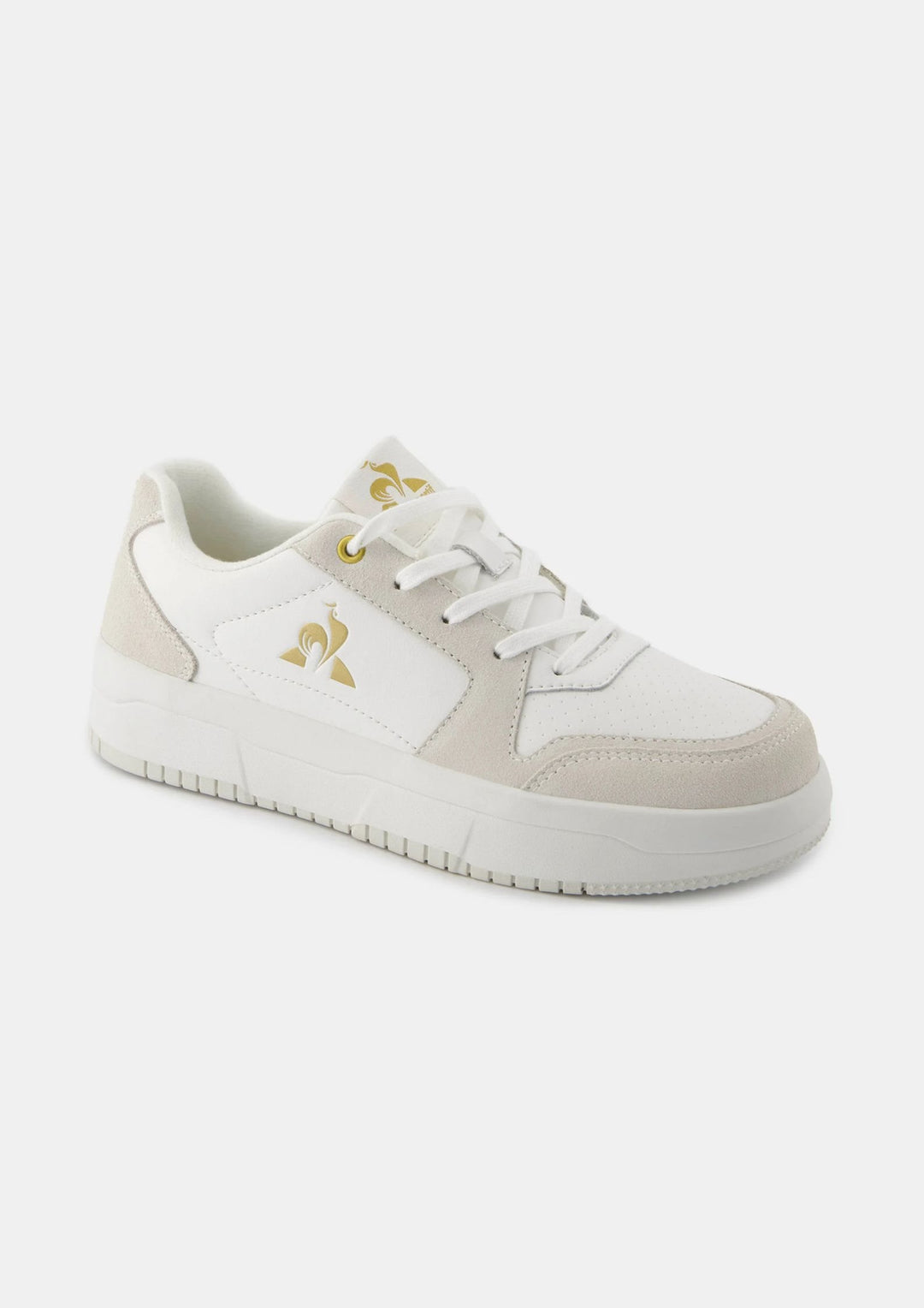 Le Coq - Billie Sko - Optical White/Gold