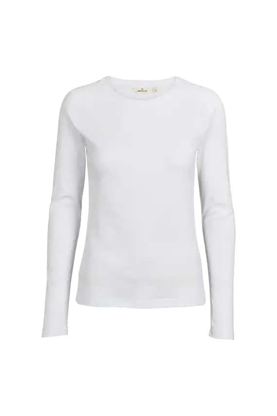 Basic Apparel - Arense LS T-shirt - White