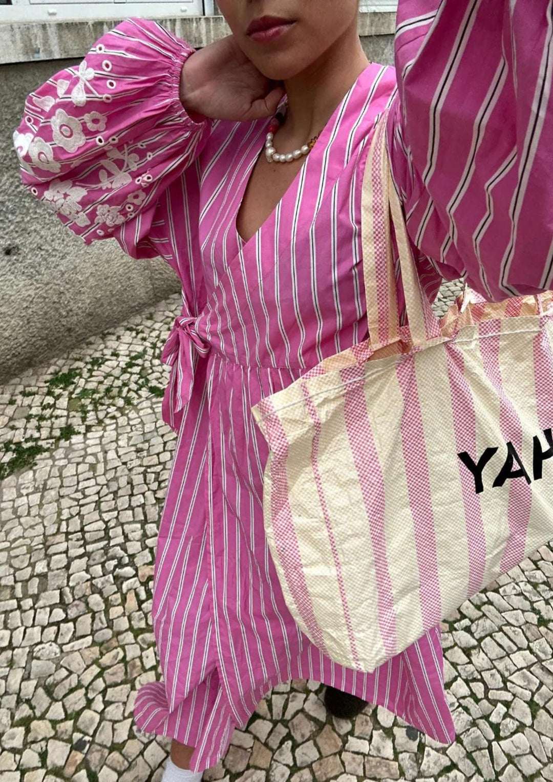 Siddel Edelbo- Augustine Slå-om Kjole - Pink - Onesize