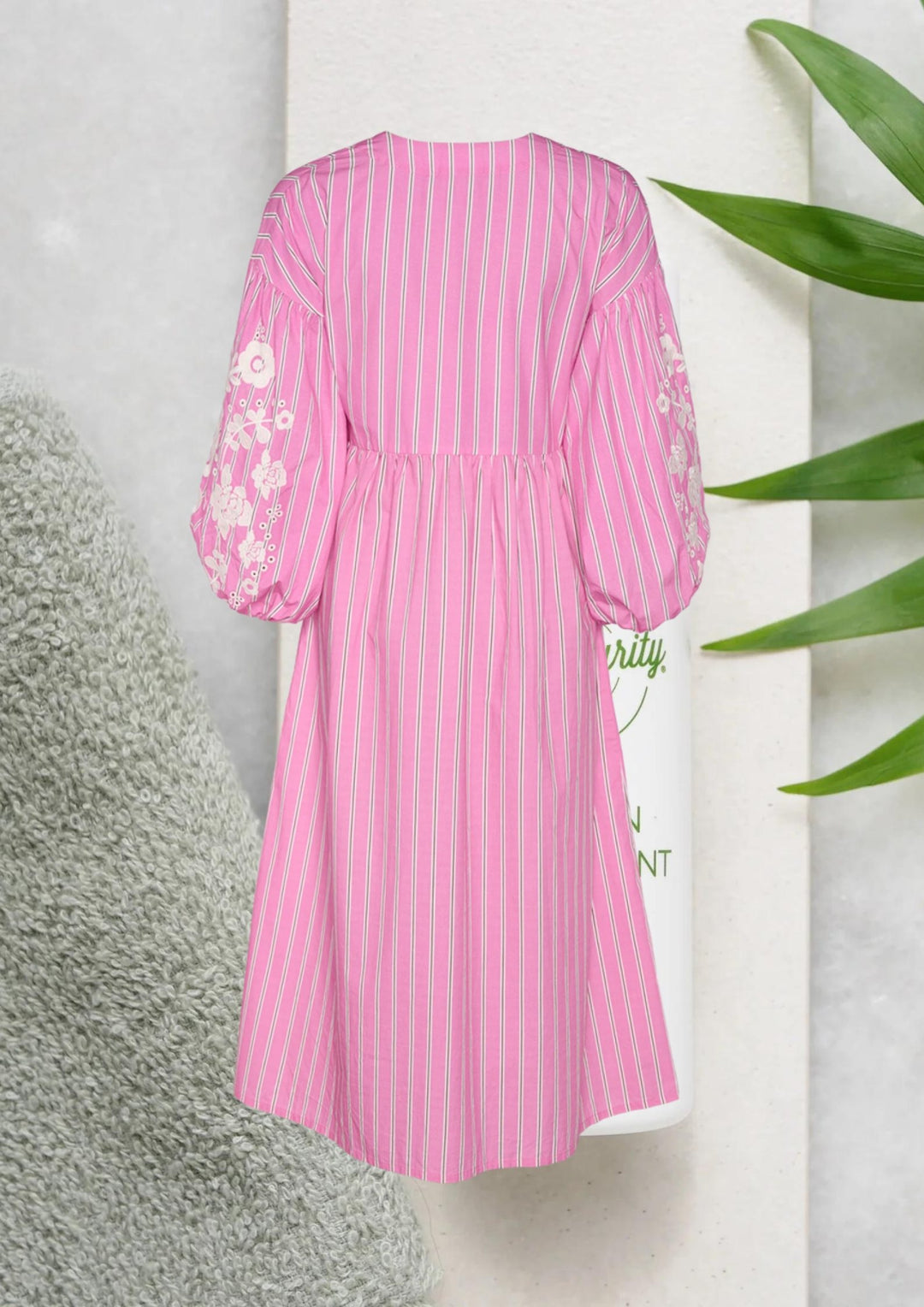 Siddel Edelbo- Augustine Slå-om Kjole - Pink - Onesize