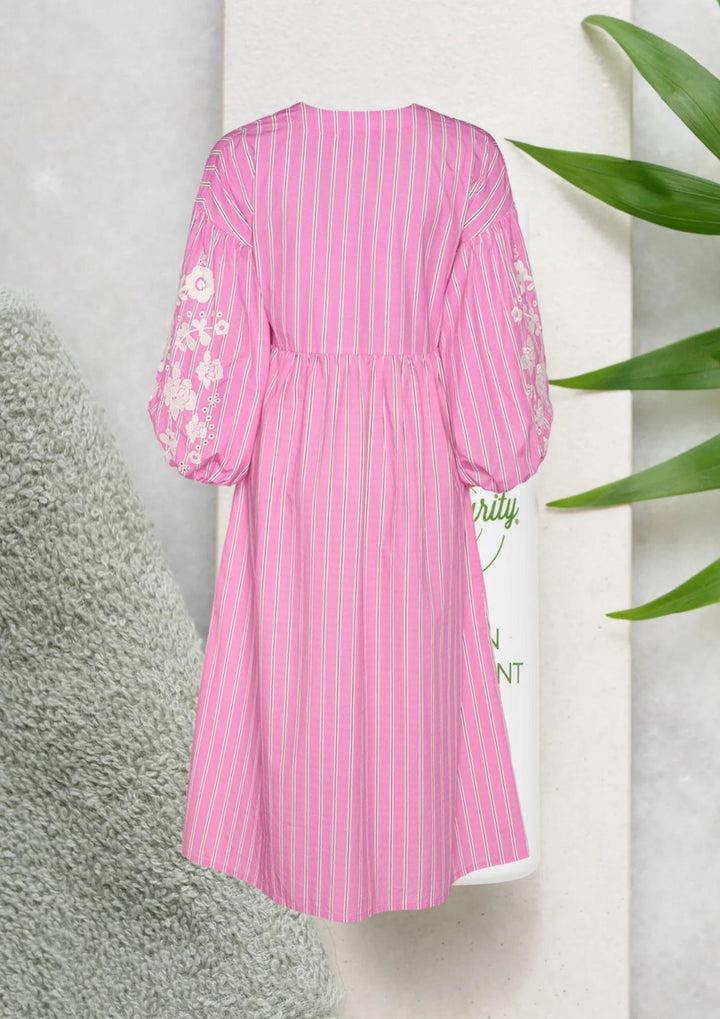 Siddel Edelbo- Augustine Slå-om Kjole - Pink - Onesize