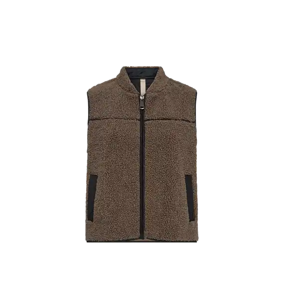 Mos Mosh - Rowe Teddy Vest - Falcon