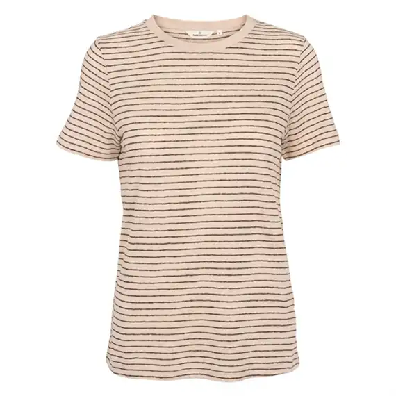 Basic Apparel - Kali Stripe T-shirt - Smoke Gray/Carafe