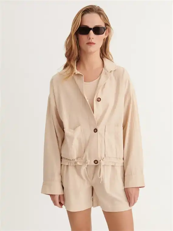 Basic Apparel - Beate Jakke - Smokey Grey