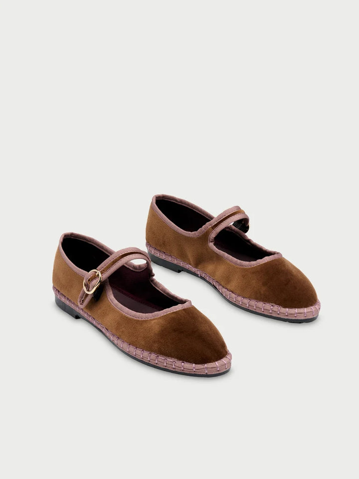 Flabelus - Balthasar Mary Jane Ballerina - Marron