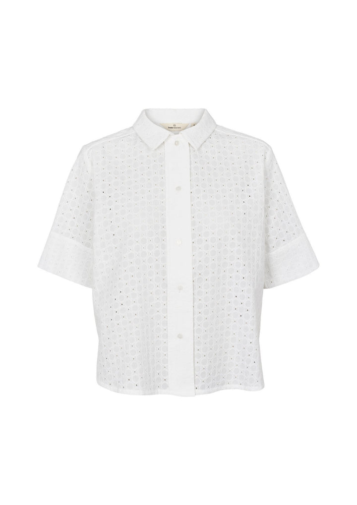 Basic Apparel - Adie SS Shirt - Bright White
