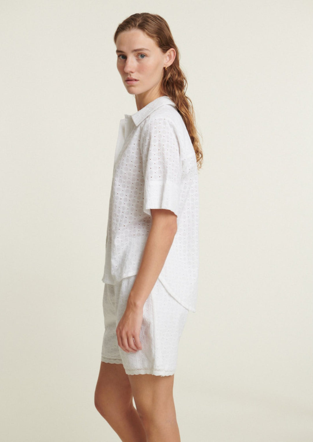 Basic Apparel - Adie SS Shirt - Bright White