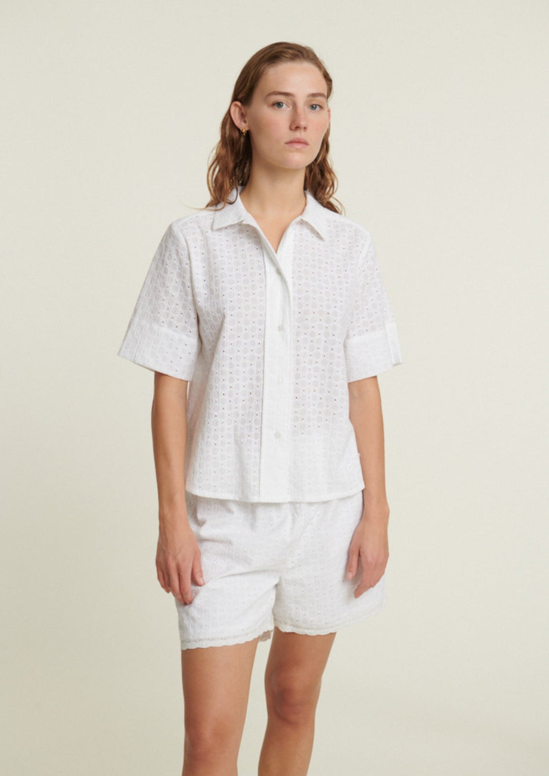 Basic Apparel - Adie SS Shirt - Bright White
