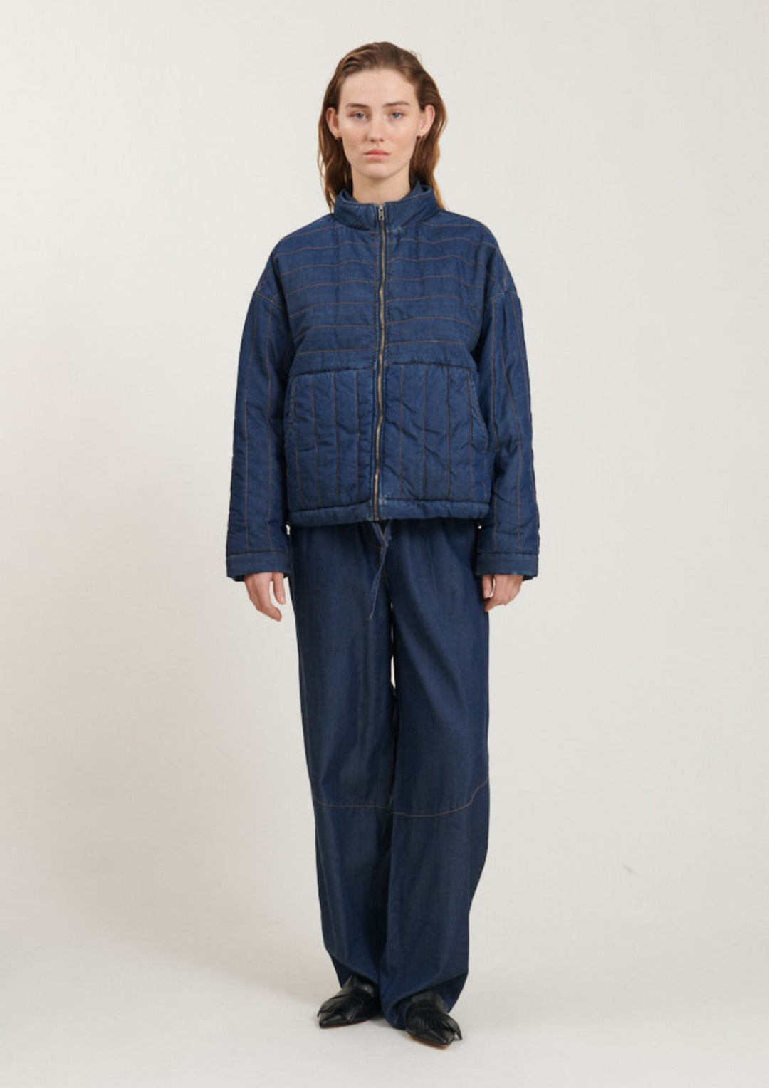 Basic Apparel - Bine Jakke - Mid Blue