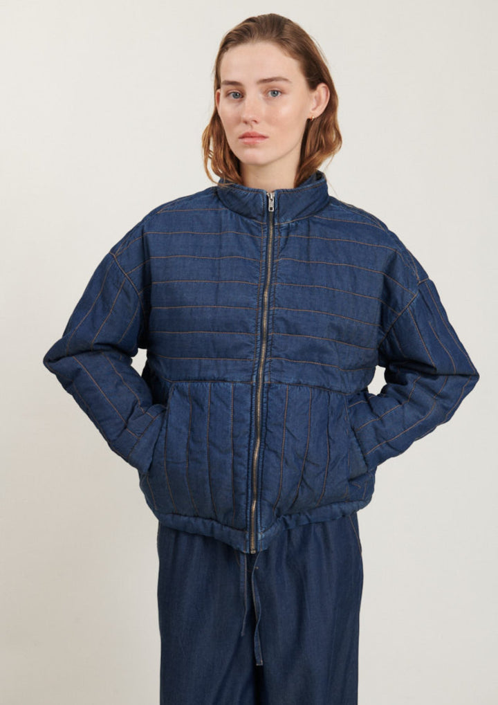 Basic Apparel - Bine Jakke - Mid Blue