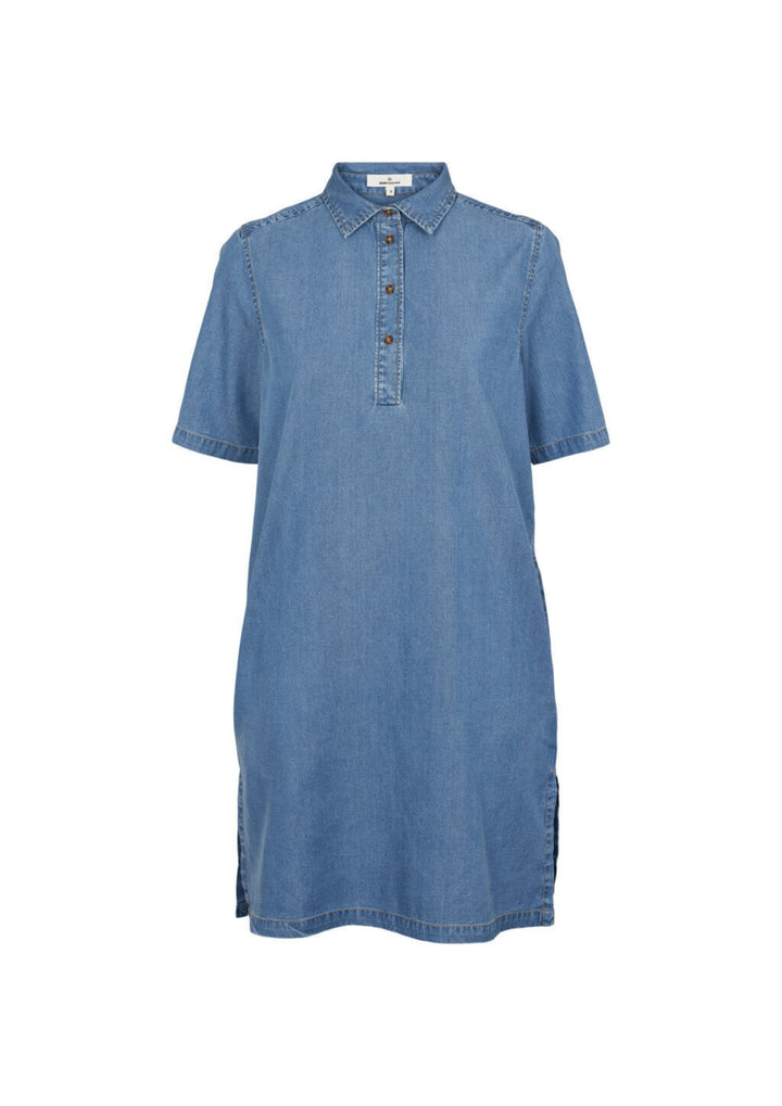 Basic Apparel - Bine Polo Dress - Light Denim