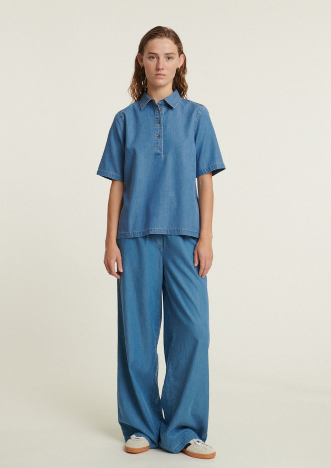 Basic Apparel - Bine Polo Shirt - Light Blue