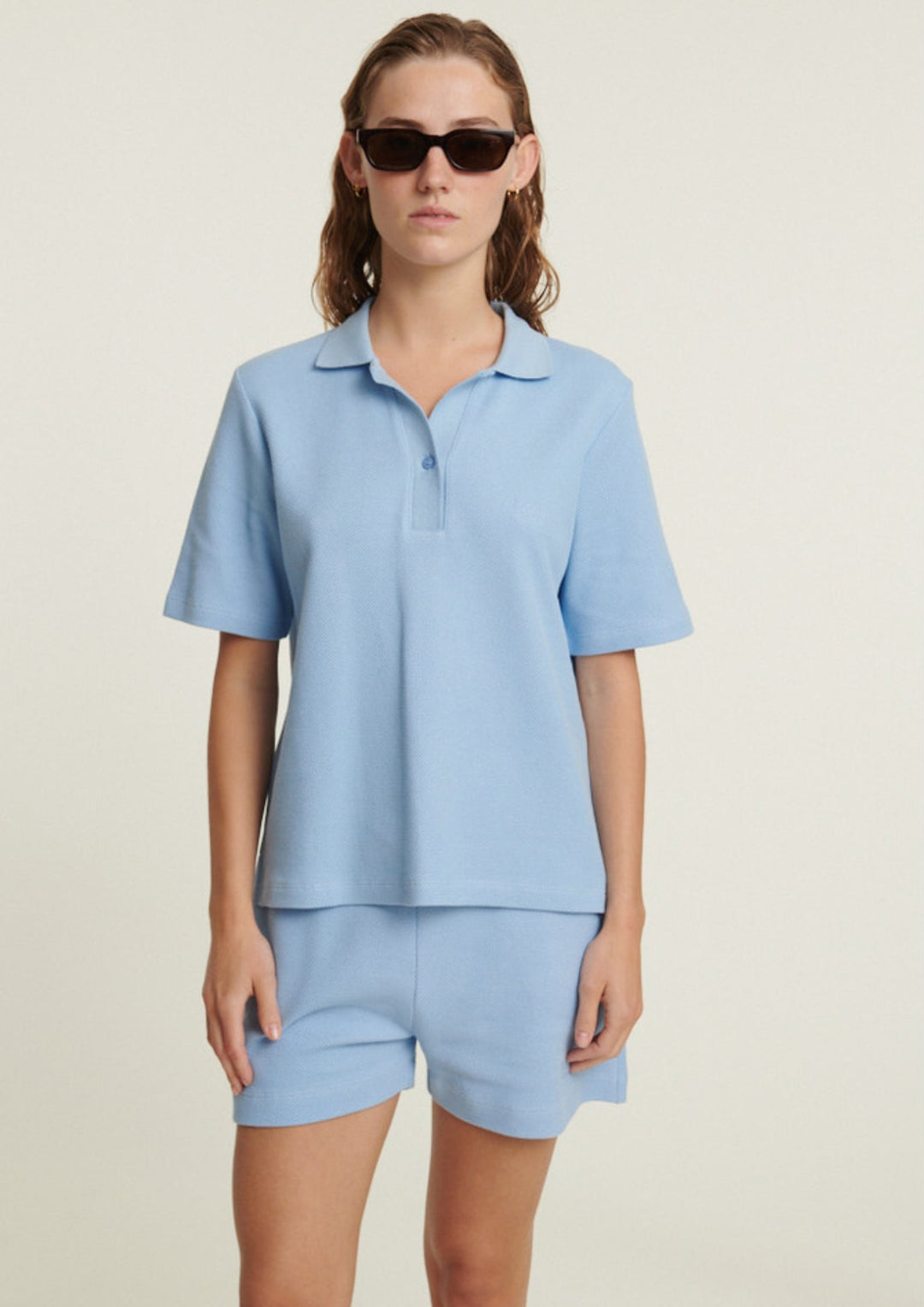 Basic Apparel - Ima Polo - Frozen Fjord
