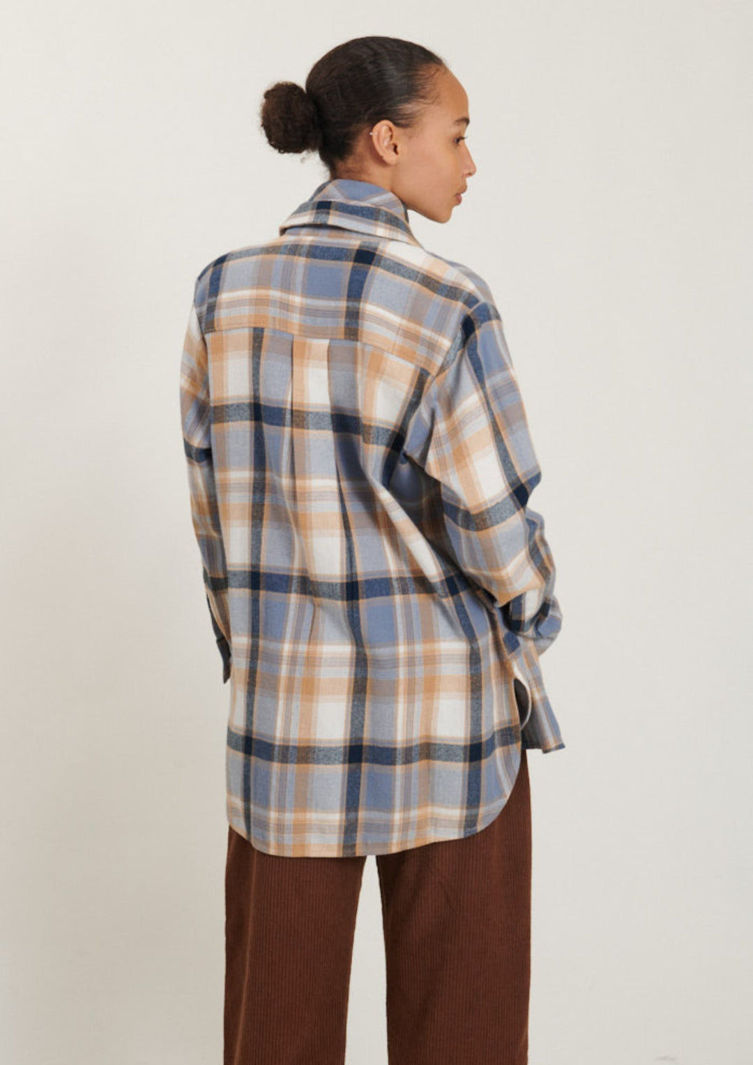 Basic Apparel - Lula Oversized Skjorte - Sky Captain / Asleigh Blue