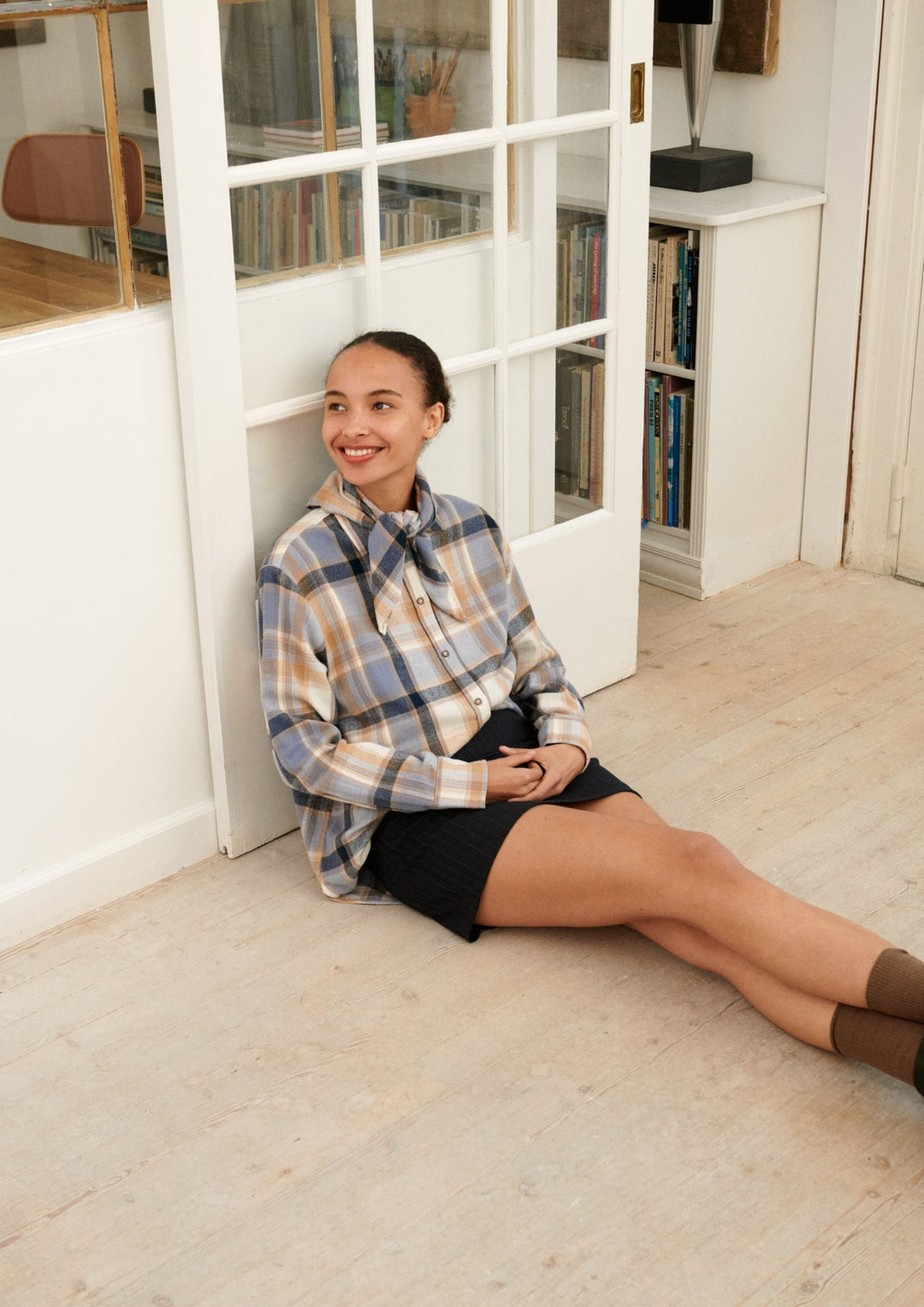 Basic Apparel - Lula Oversized Skjorte - Sky Captain / Asleigh Blue