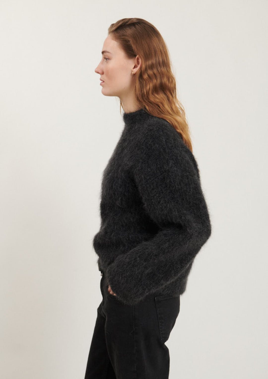 Basic Apparel - Magna H. Neck - Striktrøje
