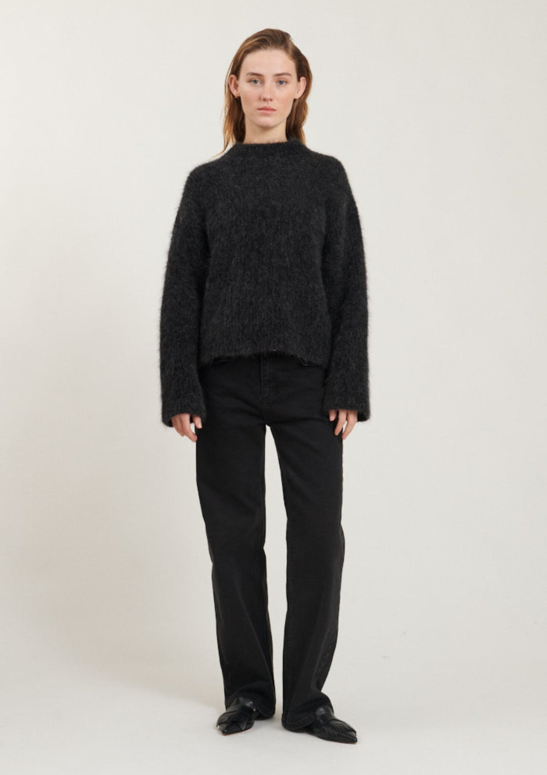 Basic Apparel - Magna H. Neck - Striktrøje