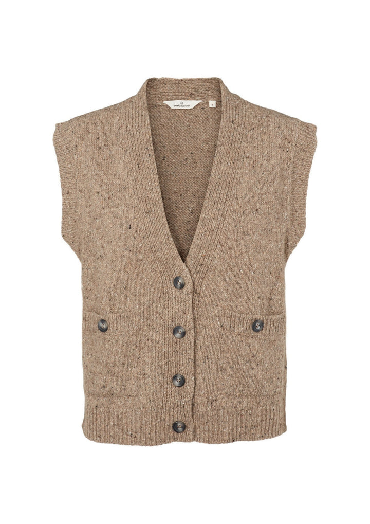 Basic Apparel - Puzzle Vest - Greige